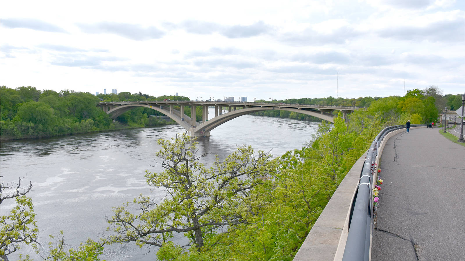 <p>Lake Street/Marshall Avenue Bridge today.</p>