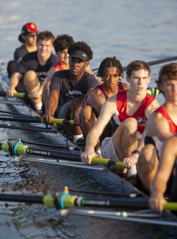 <p>Members of the Capital Juniors Rowing team.</p>